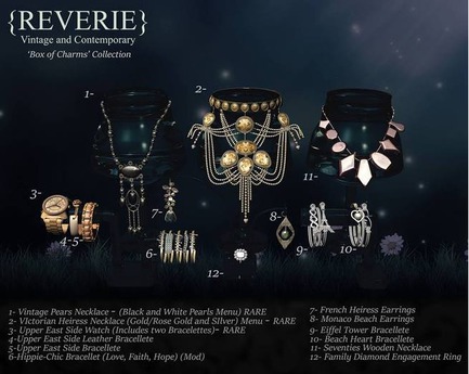 {Reverie} 'Box of Charms' -Monaco Beach Earrings