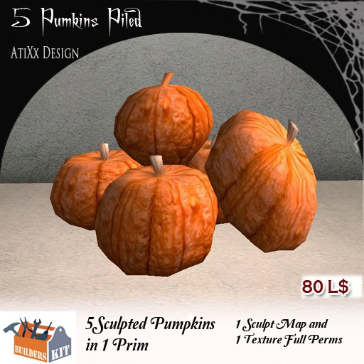 Sculpt 5 Pumpkins tower 06 (Box)
