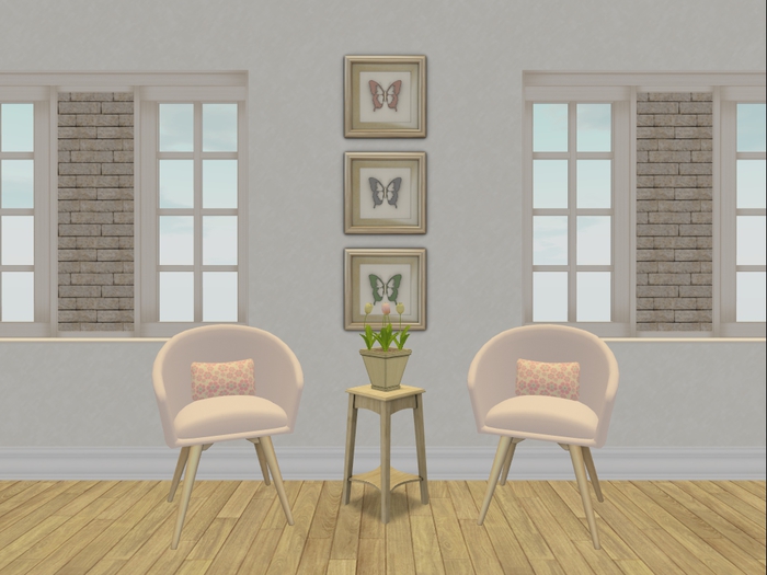 Alana Chair Set - Petal