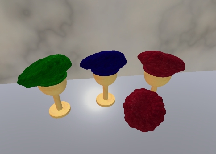 Minstrel Cap (Blue Velvet)