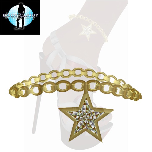 Gold Star Anklet