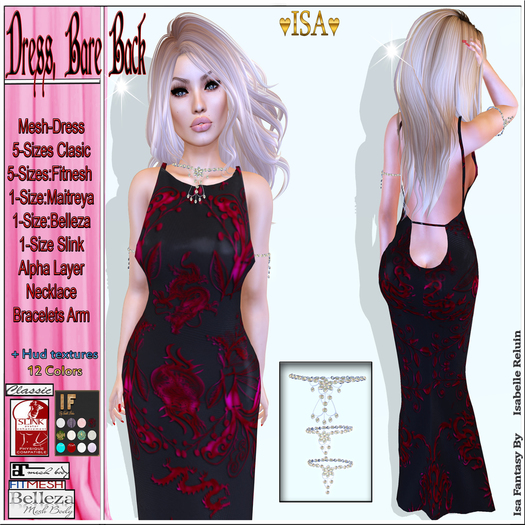 Dress, Bare Back .