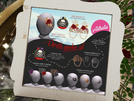 Astralia - Pirate set (common bracelets) gold