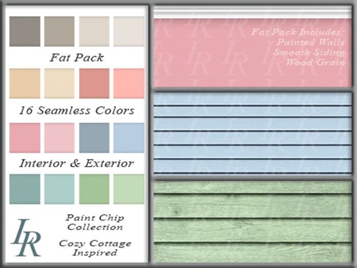 Paint Chip Collection- Cozy Cottage Inspiration- Fat Pack