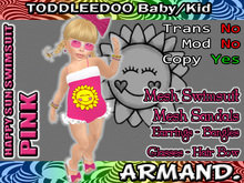 --ARMAND-- HAPPY SUN SWIMSUIT - PINK