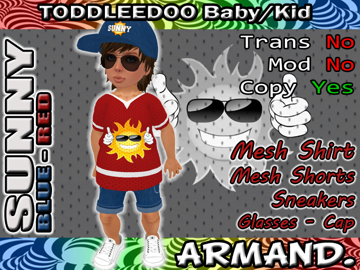 --ARMAND-- SUNNY - BLUE-RED