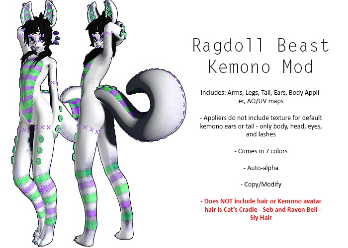 krankhaus - Kemono Ragdoll Beast Mod