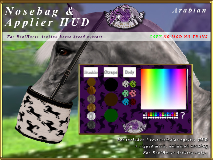 *E* RealHorse Rigged Nosebag Set [BOXED]  RHAB