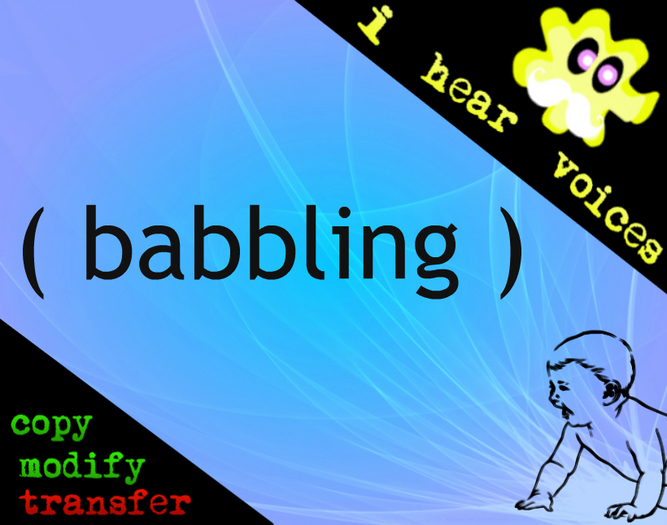 BABY ~ babble