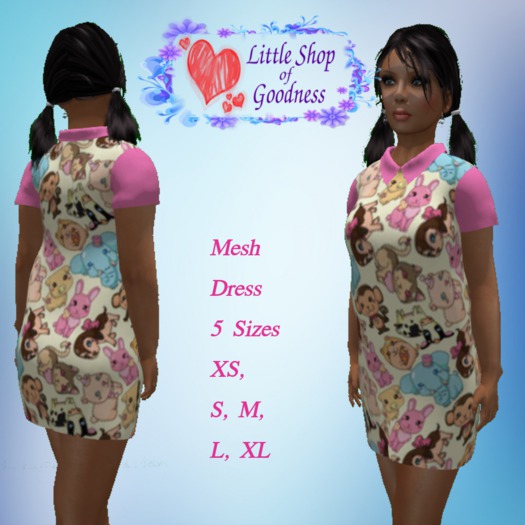 Recalling Childhood Mini Dress Mesh