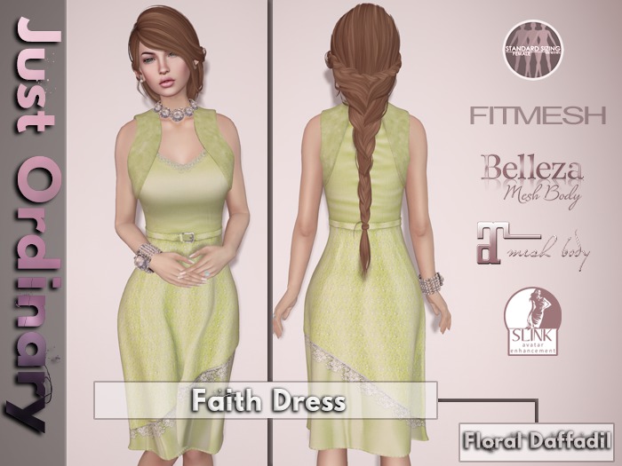 Faith Dress Floral Daffadil