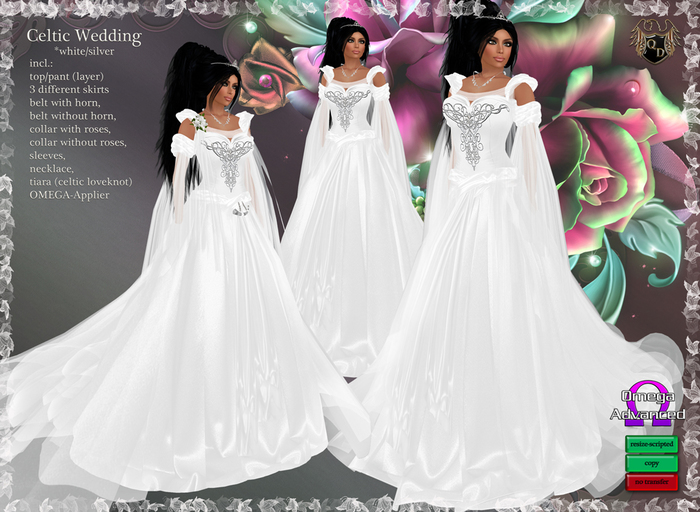 Celtic Wedding *white/silver (incl. OMEGA) 