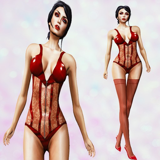 [Marquesse] Lingerie Red Boxed