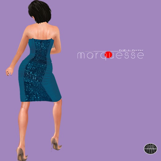 [Marquesse] Adelle Dress Blue Boxed