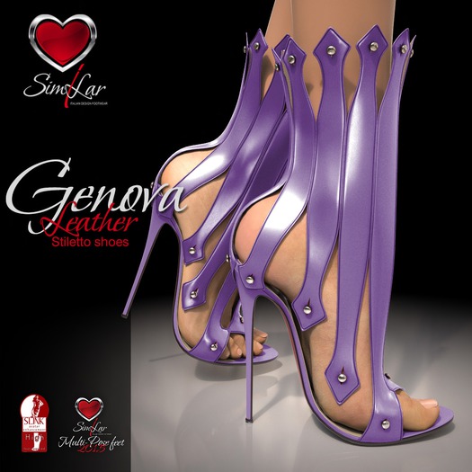 Similar Genova 2016 Shoes Leather VIOLET