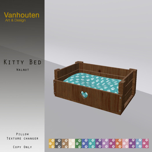 *Vanhouten* Kitty Bed Walnut