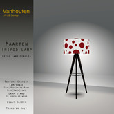 *Vanhouten* Maarten Tripod Retro Lamp Circles