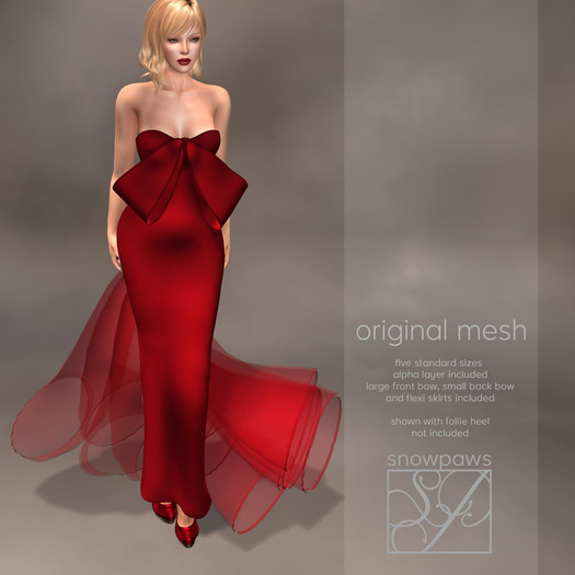 Snowpaws - Courant Bow Gown - DEMO