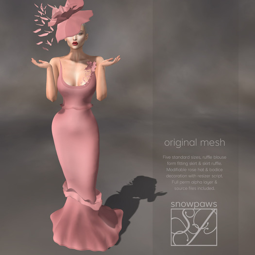 Snowpaws - Tabitha Gown - Tulip