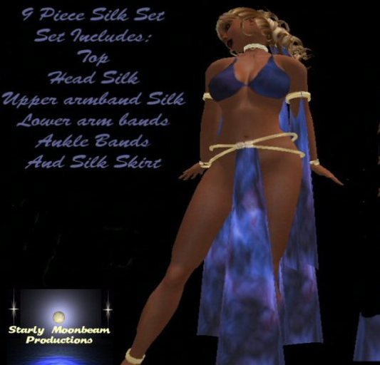 Silks - Blue Swirls 