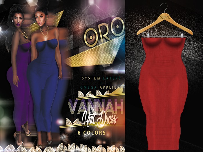 .ORO. Vannah Dress- Fire Red -Shopping Hud (WEAR)