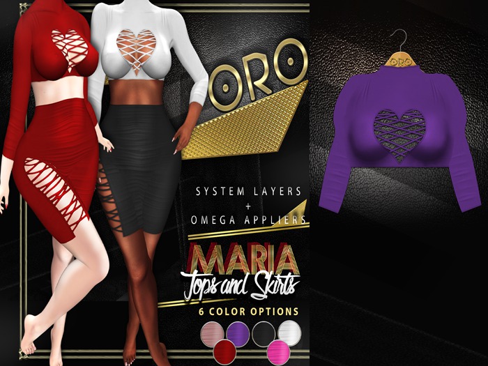 ORO - Maria Top - Purple