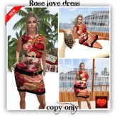rose love dress