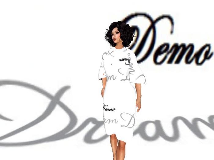 Geometric Lines Dress - DEMO