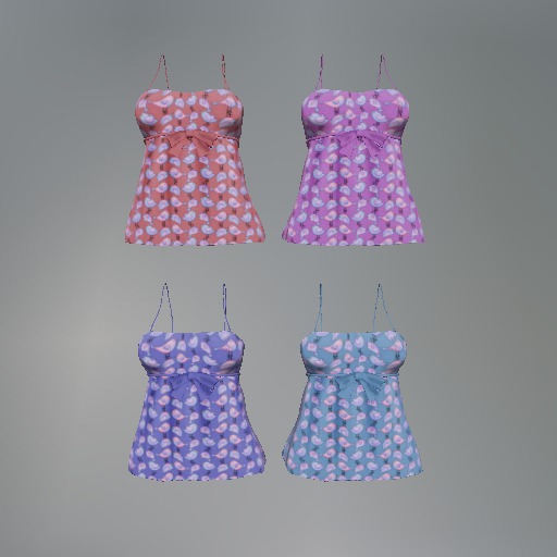 Bird Mesh Bow Top F box