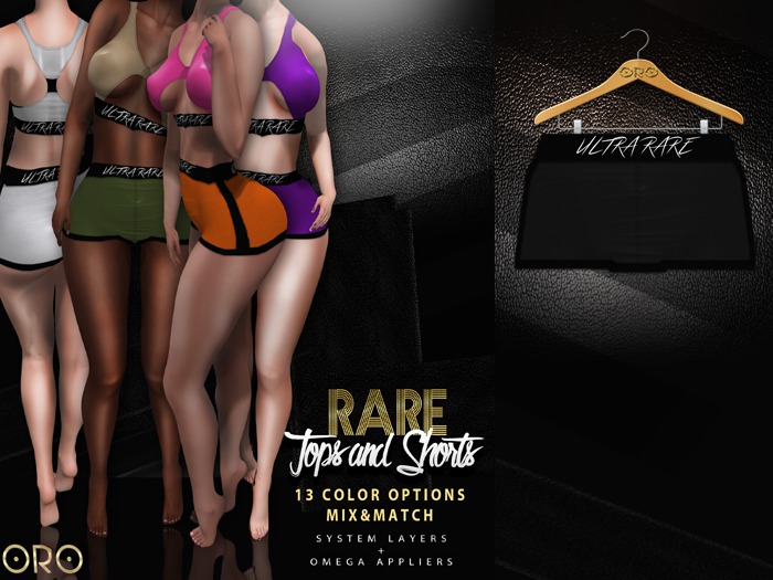 .ORO. Rare Shorts - Black - Shopping Hud (WEAR)