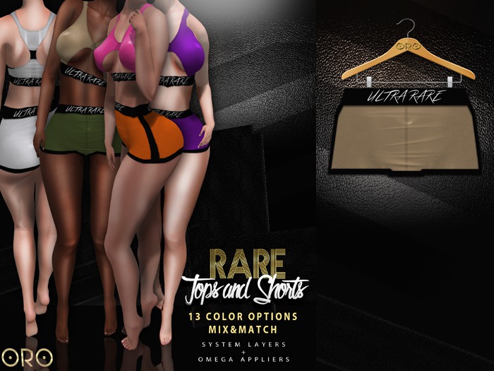 .ORO. Rare Shorts - Nude - Shopping Hud (WEAR)