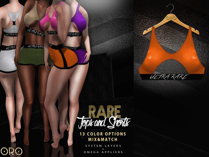.ORO. Rare Top - Orange- Shopping Hud (WEAR)