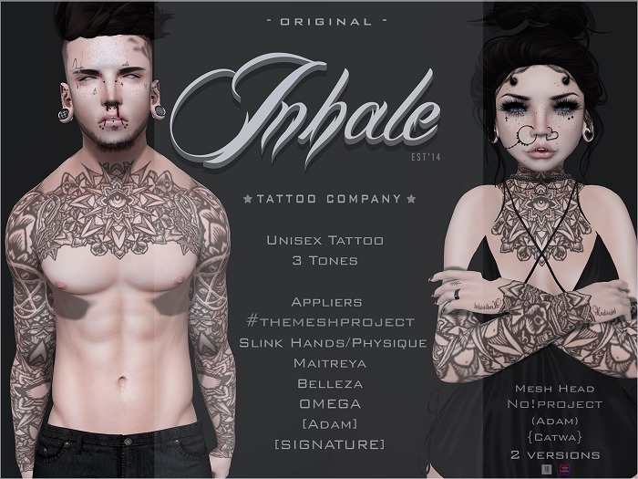 .Inhale Undivided Tattoo (Rezz)