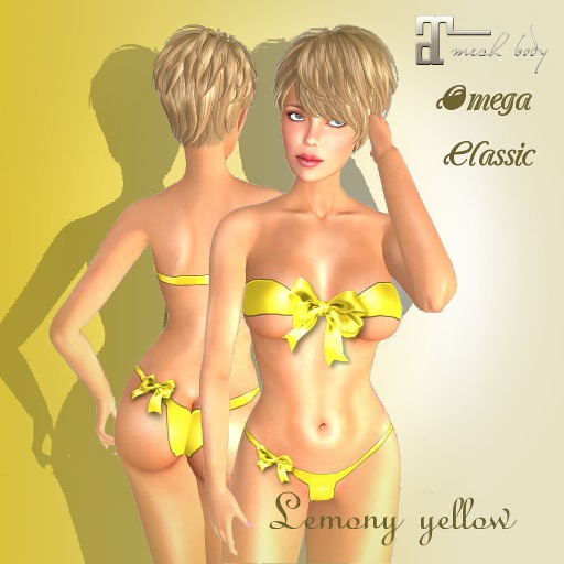 Chic Lemony yellow  Bikini
