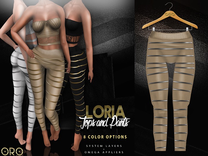 ORO - Loria Pants - S - Sweet Cream