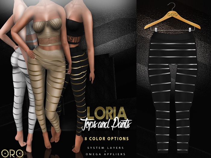 .ORO. Loria Pants - S - Black Onyx  - Shopping Hud (WEAR)