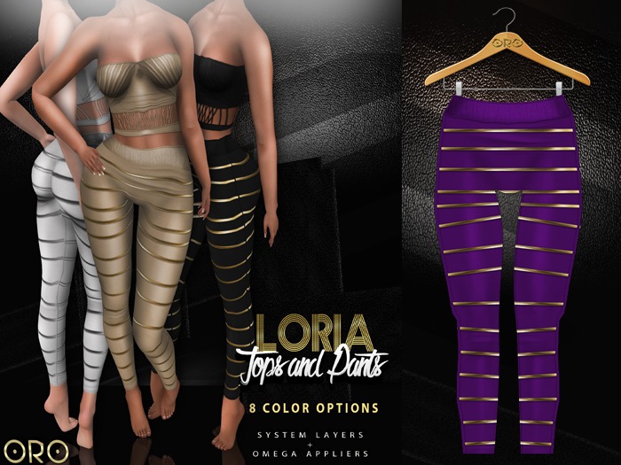 ORO - Loria Pants - G - Grape