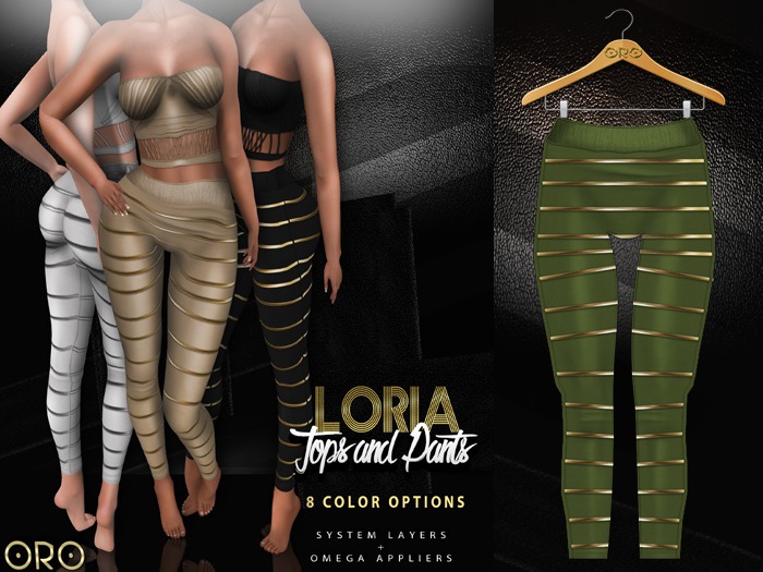 .ORO. Loria Pants - G - Olive - Shopping Hud (WEAR)