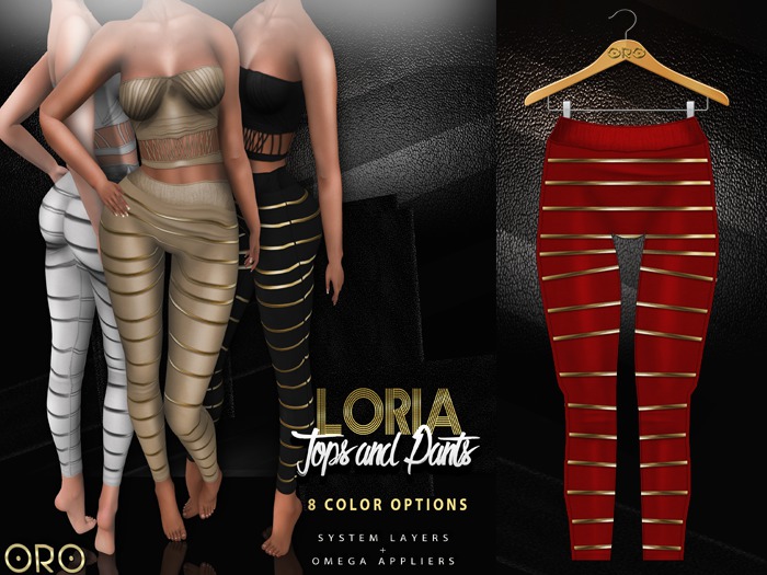 ORO - Loria Pants - G - Cherry