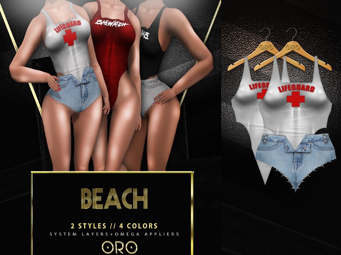 ORO - Beach - Lifeguard - White