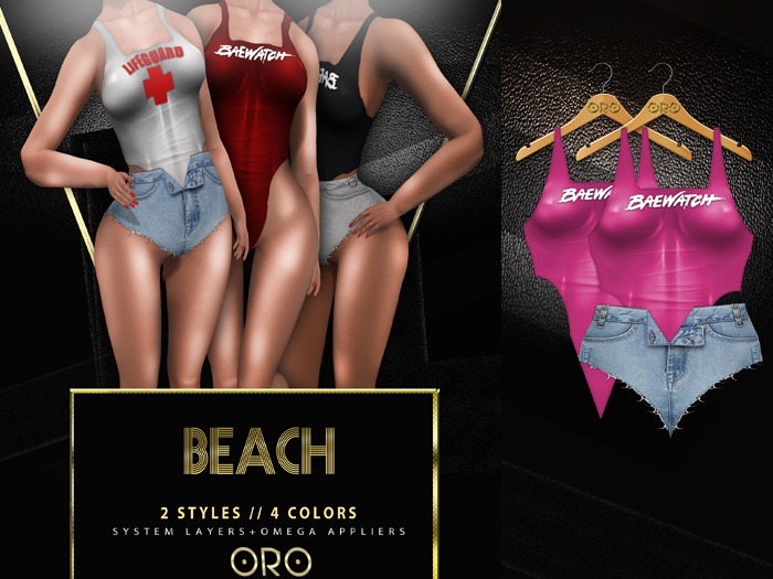 ORO - Beach - BaeWatch - Pink