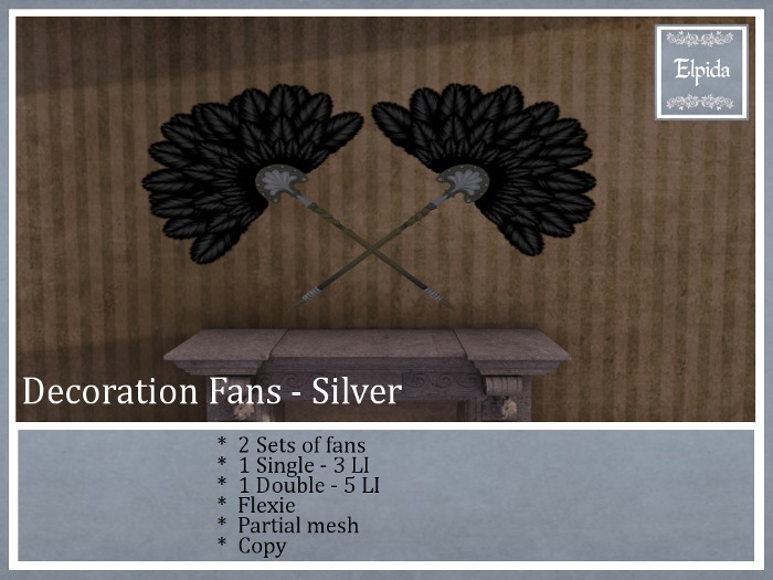 .:[ELPI] Fans - Single & double - Silver