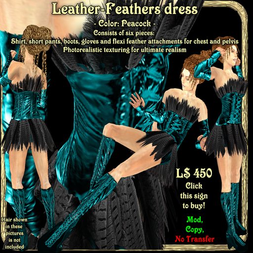 peacock corset dress