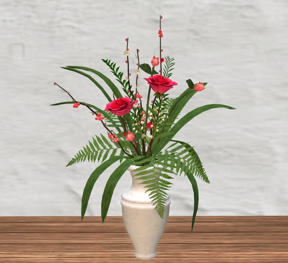 Pink Rose & Flower Arrangement