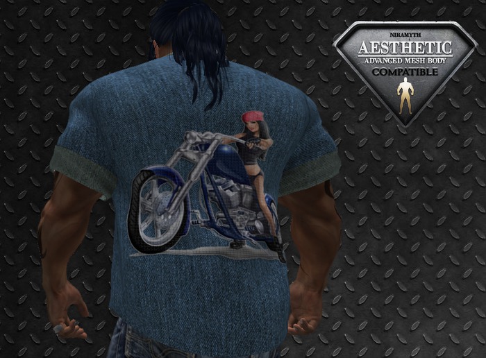 [D-tOx] Shirt - Unbuttoned ShortSleeve -PinupGirl1