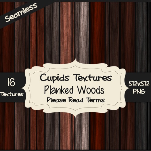 *Cupids Textures * 16 PLANKED WOODS