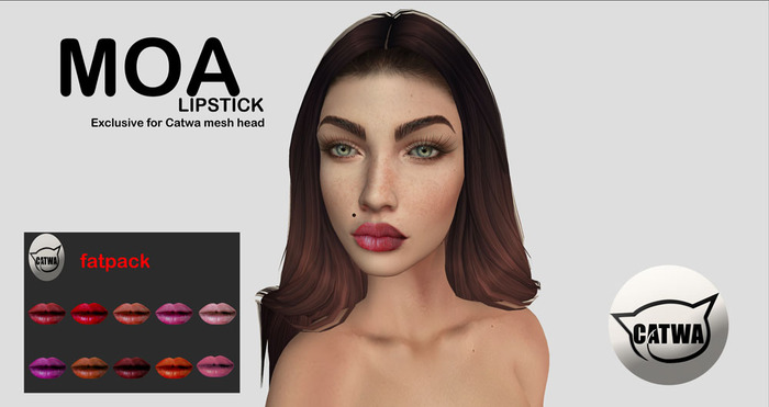 MLT MOA LIPSTICK FOR CATWA MESH HEAD- FATPACK