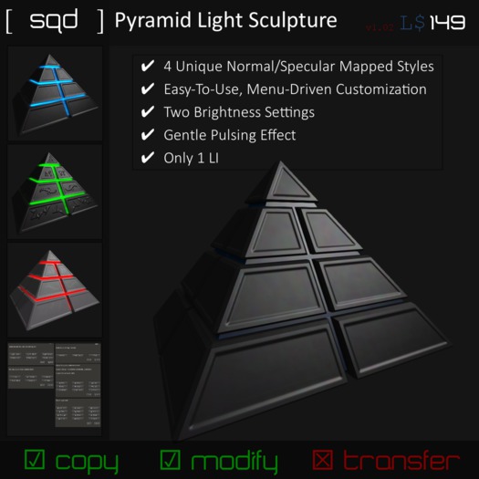 Pyramid Light Sculpture