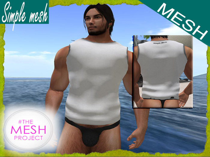 SM White Sleeveless Shirt TMP