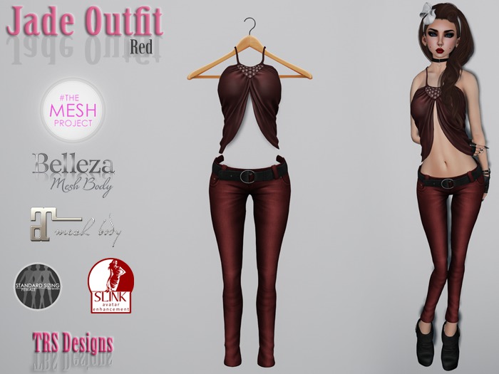 Jade Outfit Red